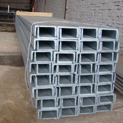 St37 St52 U बीम स्टील 201 लाइट गेज स्टील C चैनल 200x80x7.5x11mm