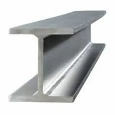 SS400 S235JR MS I बीम A36 चैनल स्टील बीम 50mm-300mm निकला हुआ किनारा चौड़ाई