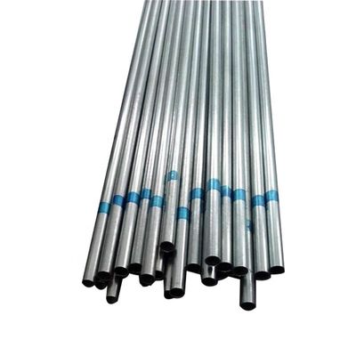 कोल्ड ड्रिंक जिंक कोटेड पाइप SS400 20mm-457mm गोल जस्ती स्टील पाइप