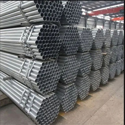 कोल्ड ड्रिंक जिंक कोटेड पाइप SS400 20mm-457mm गोल जस्ती स्टील पाइप