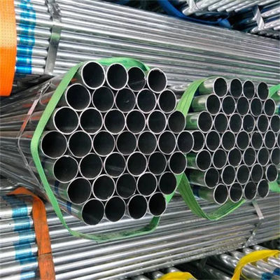 कोल्ड ड्रिंक जिंक कोटेड पाइप SS400 20mm-457mm गोल जस्ती स्टील पाइप