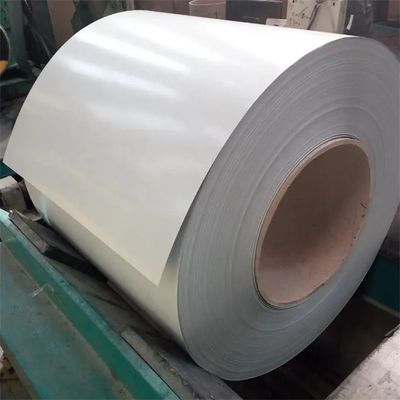 Z41 Z60 कलर कोटेड स्टील कॉइल 610mm ID मिड हार्ड PPGI जस्ती ASTM