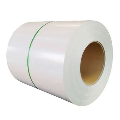 Z41 Z60 कलर कोटेड स्टील कॉइल 610mm ID मिड हार्ड PPGI जस्ती ASTM