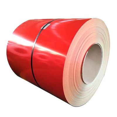 रेड ग्रीन PPGL PPGI Z40 2mm Prepainted Cold Rolled Steel Coil 1000-1200mm