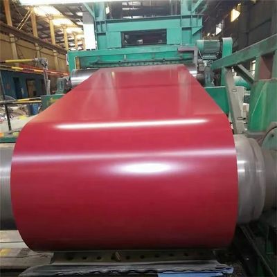 रेड ग्रीन PPGL PPGI Z40 2mm Prepainted Cold Rolled Steel Coil 1000-1200mm