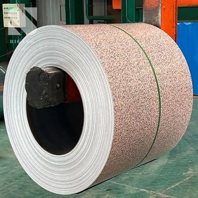 Az150 0.8mm PPGI स्टील कॉइल A653 0.23 कलर कोटेड स्टील कॉइल